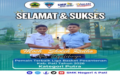 Pemain Terbaik Liga Basket Pesantenan Kab.Pati Tahun 2026 Kategori Putra